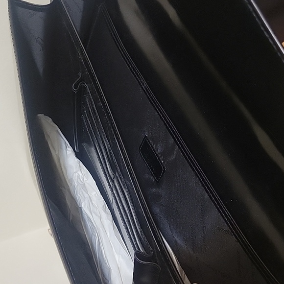 Salvatore Ferragamo Black Leather Briefcase - Picture 7 of 11